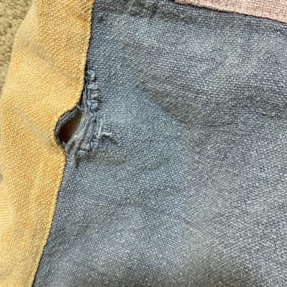 Thick Patchwork Boho Coat S/M - Picture 11 of 15